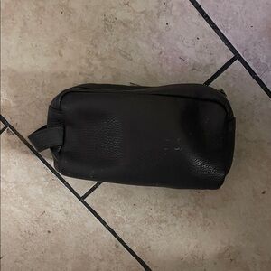 Black Leather Men's Bag